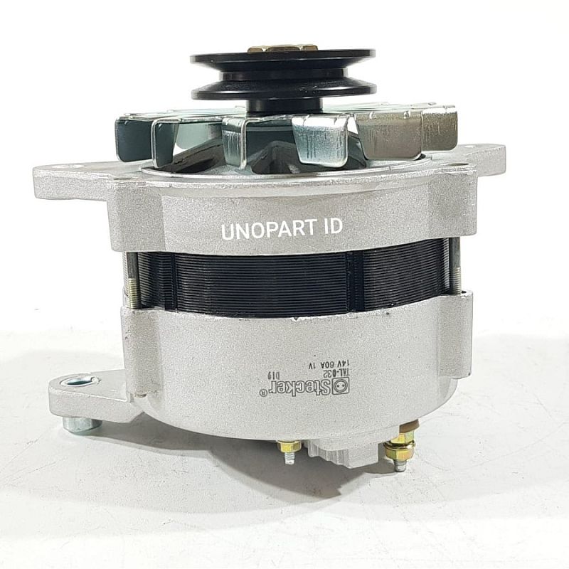Alternator Dinamo Cas Charge Isi Jalan Ampere Stecker Toyota Kijang Super Grand Kotak Mesin 5K 86-97 Model Cut Out 12V-60A-1S Original Quality SNI KAN OEM 27060-10020 2706010020 - foto 2