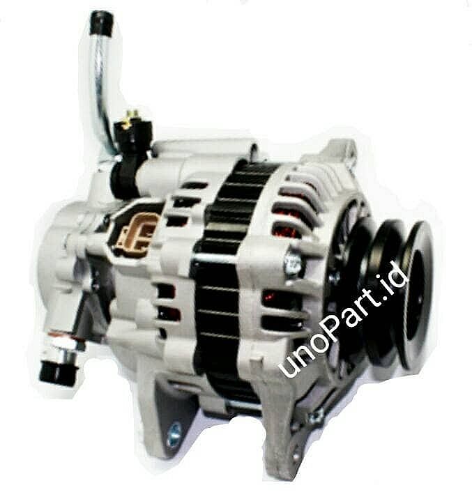 Alternator Dinamo Cas Jalan Isi Ampere Stecker Mitsubishi Kuda Diesel 2.5 1994-1996 / L200 / L300 Diesel New 2.5 Pulley 2 SNI KAN OEM MD346501 - foto 2
