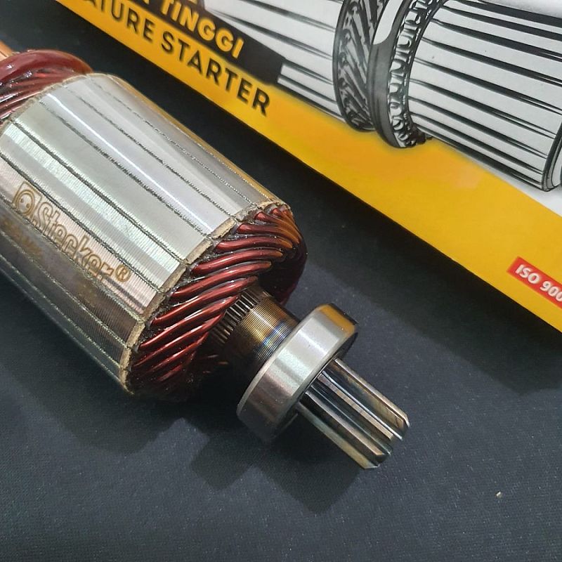 Armature Angker Starter FE 111 / PS 100/ 120 Mitsubishi 4D30 24V - foto 3