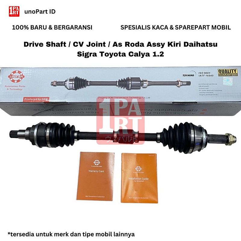 As Roda Assy / Drive Shaft / CV Joint Daihatsu Sigra Toyota Calya 1.2 1200 cc AT Matic Manual MT Kiri - foto 5