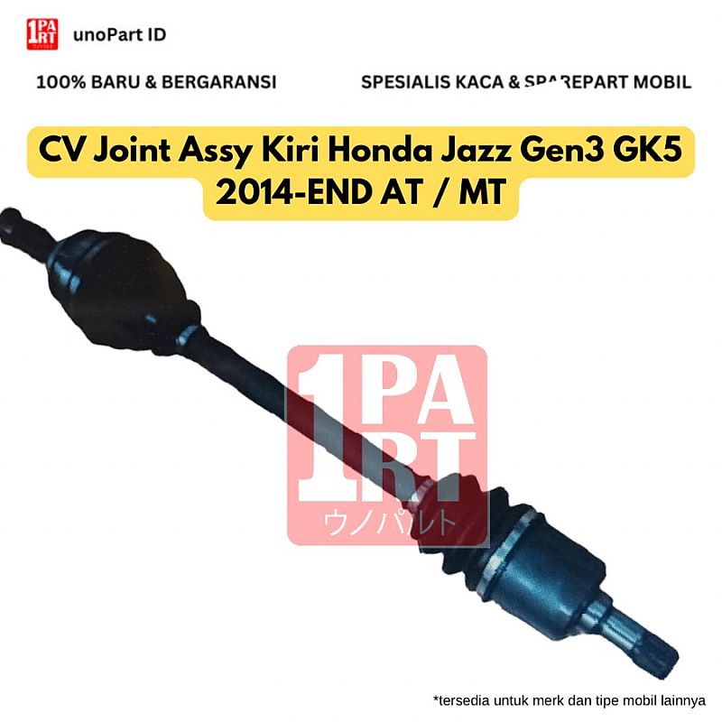 As Roda Assy Drive Shaft CV Joint Honda Jazz GK5 Gen3 2014-End Kiri atau Kanan - foto 3
