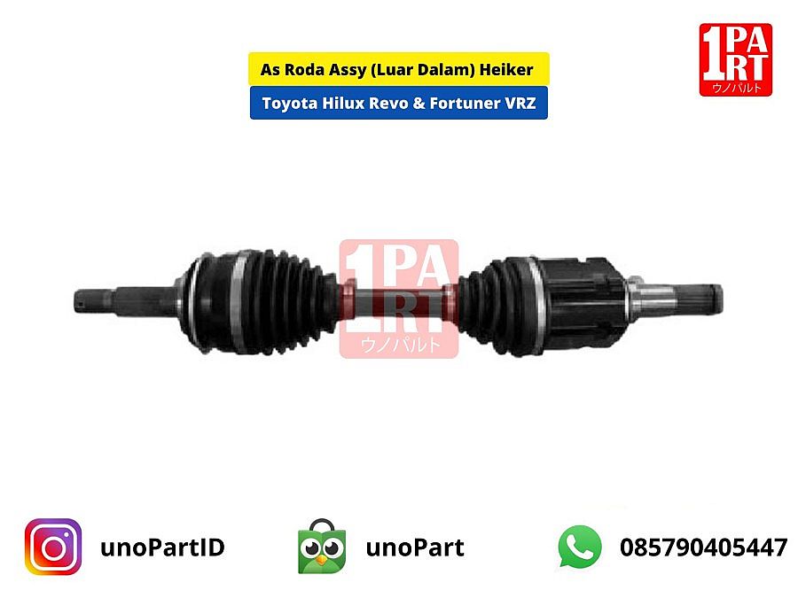 As Roda Luar Dalam Heiker Toyota Hilux Revo & Fortuner VRZ 2016-ON - foto 4