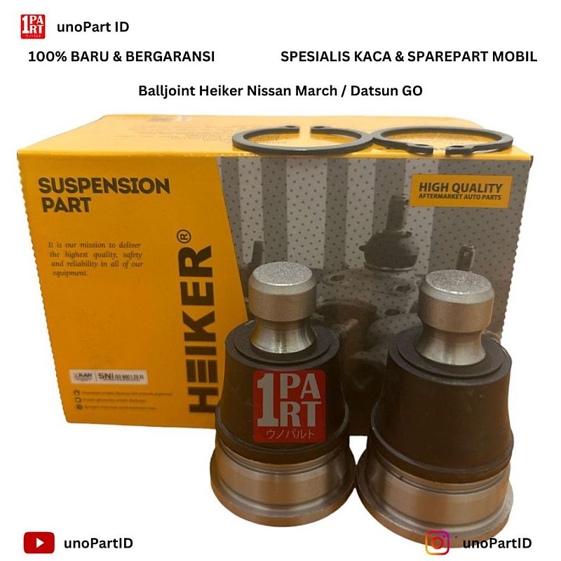 Ball Joint Arm Heiker Nissan March K13 10- / Datsun Go Plus / Panca / Cross 14- SNI KAN OEM - foto 4