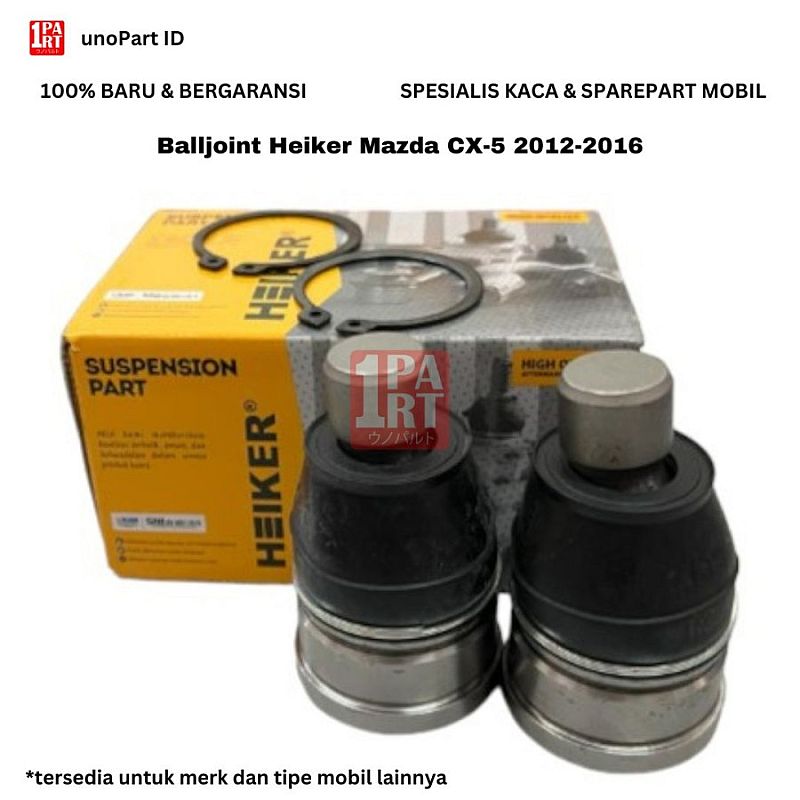 Ball Joint Lower Arm Sayap Kapak-Kapak Bawah Heiker Mazda CX5 CX-5 CX 5 12-16 Rangka KE CX3 CX 3 CX-3 17-ON Skyactiv / Mazda 6 Skyactiv 2.5 GJ GL SNI KAN OEM KD35-34-350J-1 KD3534350J1 - foto 3