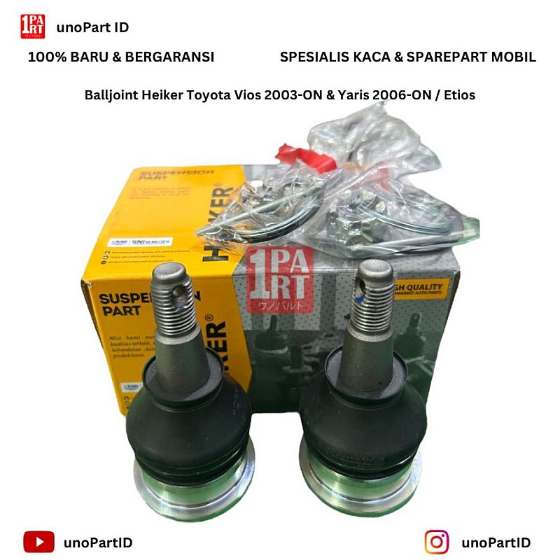 Ball Joint Toyota Vios Yaris Limo Etios bagian Bawah - foto 8
