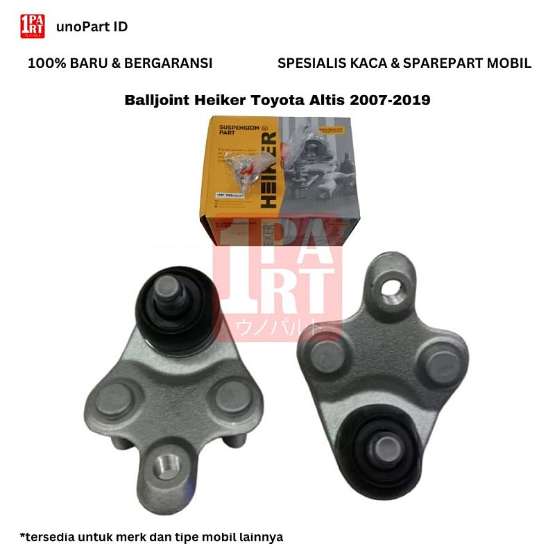 Balljoint Ball Joint Lower Arm Heiker Toyota New Altis E140 E170 2007-2019 SNI KAN OEM 43330-09681 4333009681 - foto 4