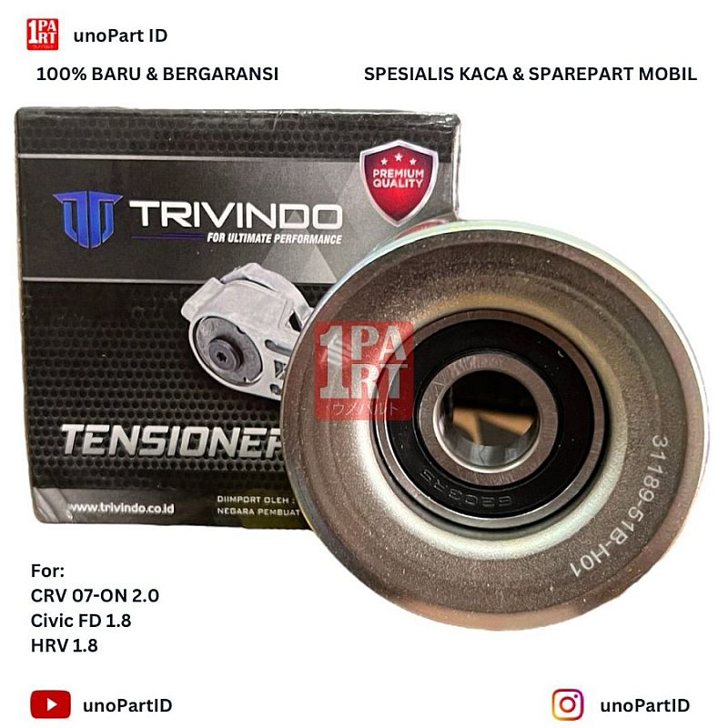 Bearing Pulley Tensioner Fanbelt Honda CRV 07- 2.0 / Civic FD HRV 1.8 - foto 2