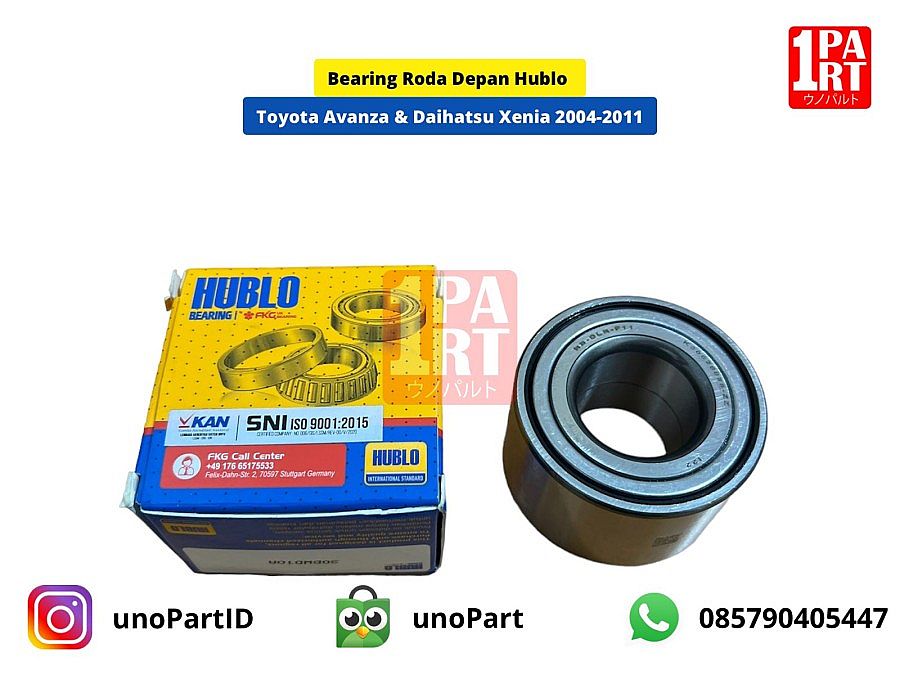 Bearing Roda Depan Avanza Xenia Gen 1 04-11 non ABS 30BWD10A - foto 4