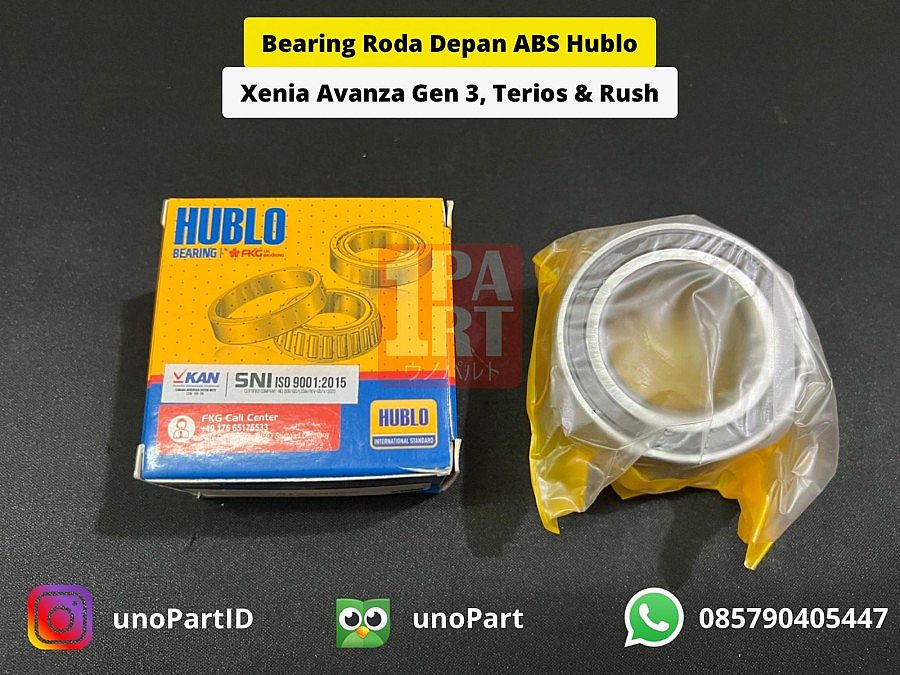 Bearing Roda Depan Avanza Xenia Gen 2 Gen 3 Rush Terios Gen 1 ABS - foto 2