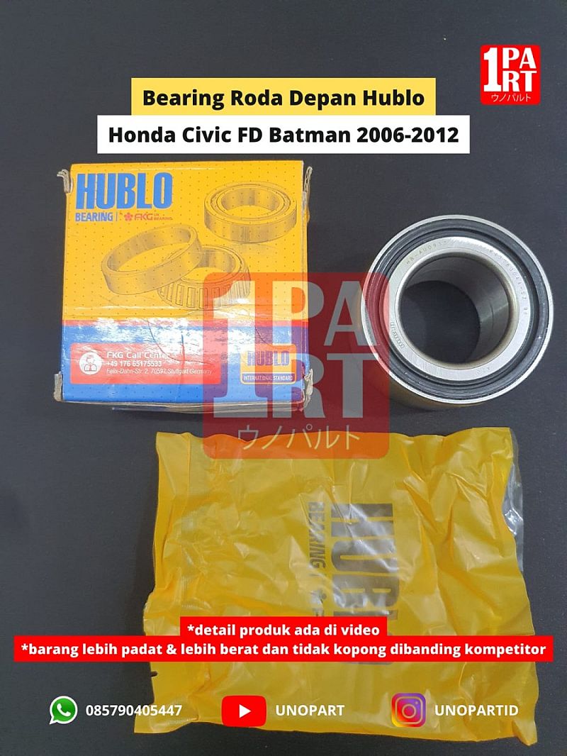 Bearing Roda Depan Hublo Honda Civic FD Batman 2006-2011 EKSTRA KUAT - foto 2
