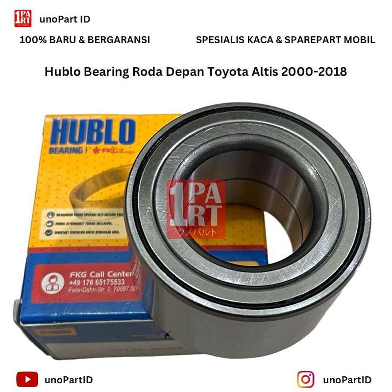 Bearing Roda Depan Hublo Toyota Altis 2000-2018 90080-36137 Gen 1 2 3 - foto 4