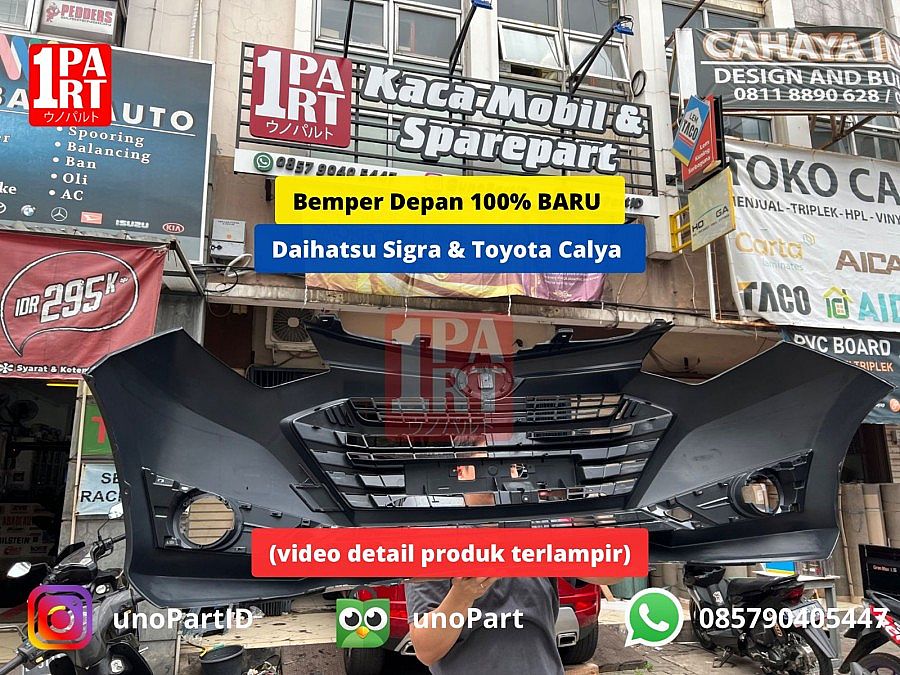 Bemper Bumper Depan Frame Headlamp Foglamp Daihatsu Sigra - foto 2