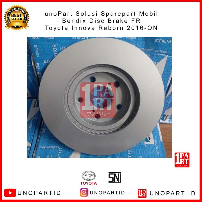Bendix Disc Brake Cakram Depan Toyota Kijang Innova Reborn BR9643 - foto 5