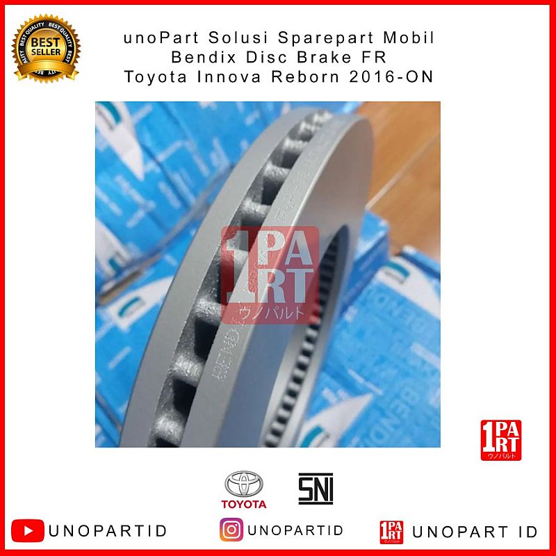 Bendix Disc Brake Cakram Depan Toyota Kijang Innova Reborn BR9643 - foto 2